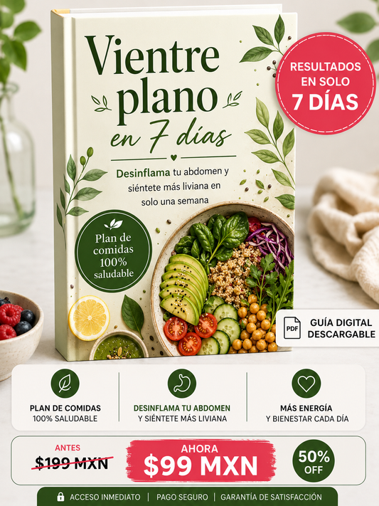 Guía práctica para desinflamar tu abdomen en 7 días